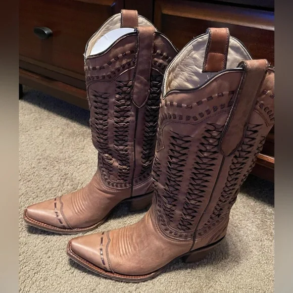 Corral A2971 Sand Braided 7 1/2 M - Picture 1 of 6